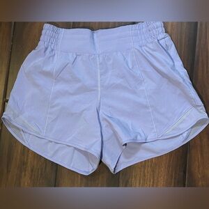 Lululemon Athletica Purple Hotty Hot High Rise 4” Shorts Size 6